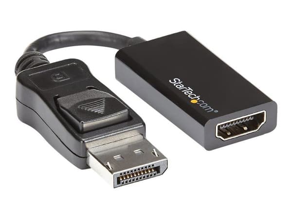 DisplayPort till HDMI-adapter - STARTECH.COM - Ultra HD 4K 60 Hz - H/F - Svart