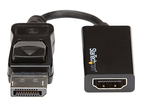 DisplayPort till HDMI-adapter - STARTECH.COM - Ultra HD 4K 60 Hz - H/F - Svart