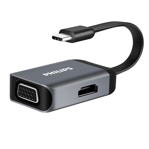 Philips Type-C till HDMI/VGA-expansionsdocka Apple Thunderbolt 3/4 till TV-skärm-expansionsdocka