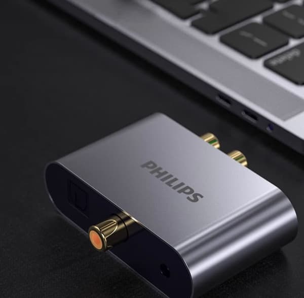 philips koaksial optisk fiber lydkonverter dobbelt lotus linje enkeltpunkt dobbelt skærm tv til lydforstærker spdif-udgang til 3,5 mm lotus