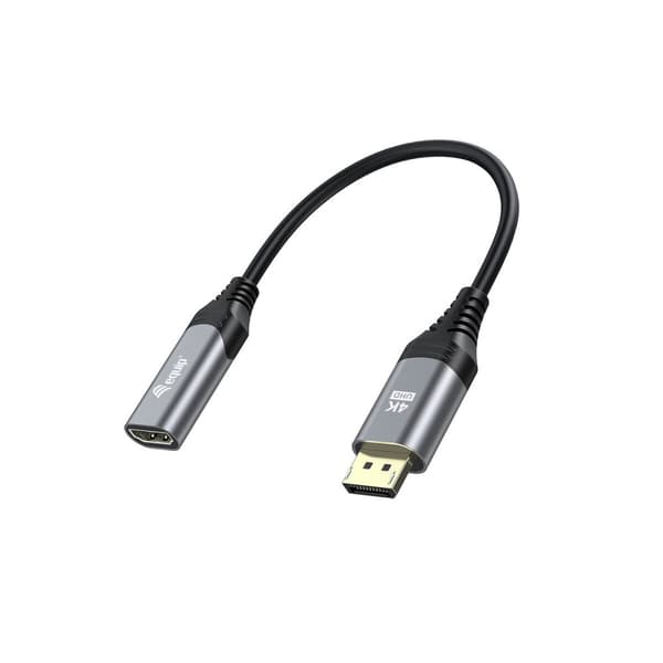 DisplayPort till HDMI Adapter Equip 133445 Svart Gyllene 15 cm