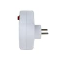 Miniatyrbillede 2 af 5: Esperanza ELK311W Elektrisk splitter 2 GN. USB-C USB-A ON. Hvid