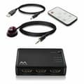 Miniatyrbild 1 av 3: AV-adapter/omvandlare Ewent EW3730 HDMI 4K Svart