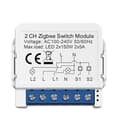 Miniatyrbillede 1 af 4: INF ZigBee Smart Switch Module - 2 Gang, Hvid, Mini Størrelse
