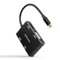 Miniatyrbillede 1 af 3: USB-C Hub NANOCABLE 10.16.4307 Sort