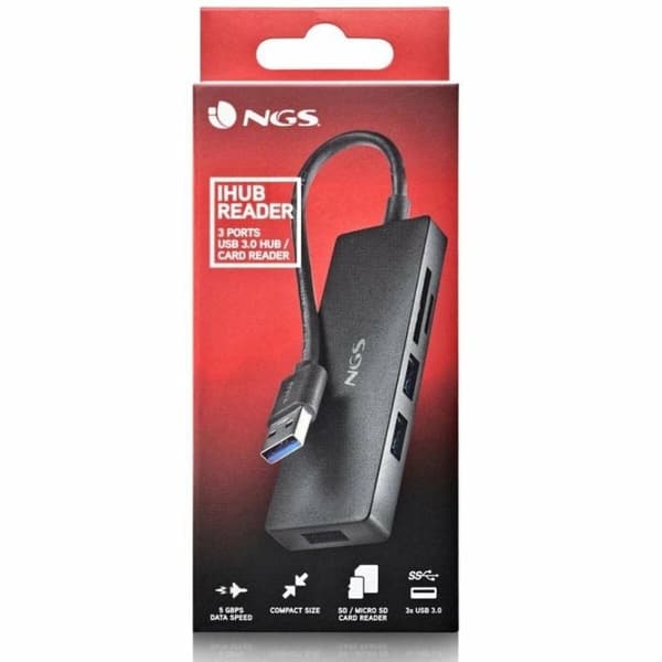 USB Hub NGS IHUBREADER USB x 3