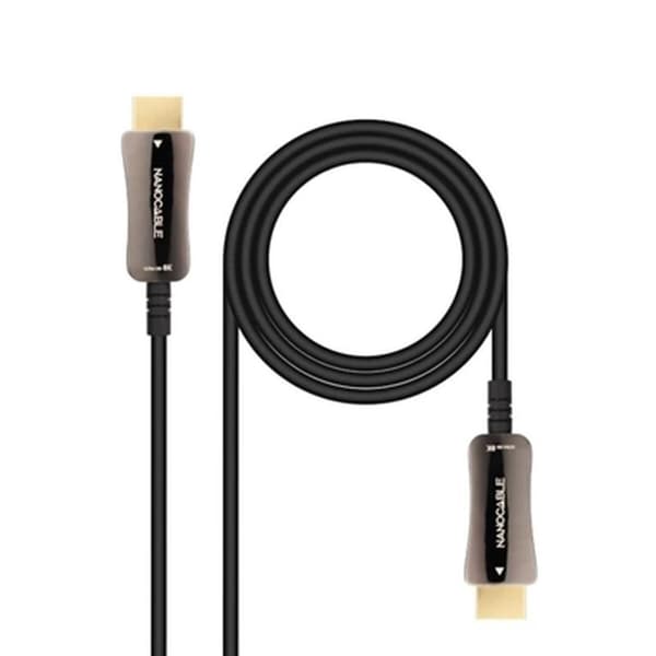HDMI-kabel NANOCABLE 10.15.2115 15 m Sort 8K Ultra HD 48 Gbit/s