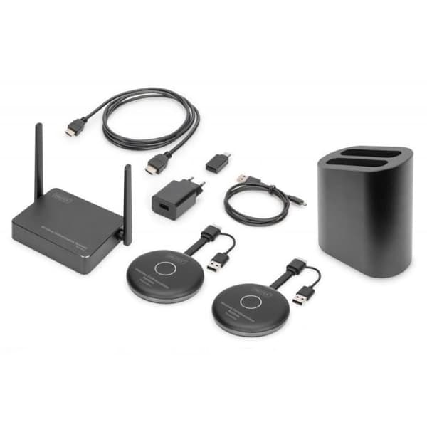 Digitus Click - Present Pro Wireless Presentation and Collation System för bärbar dator, Tlette,