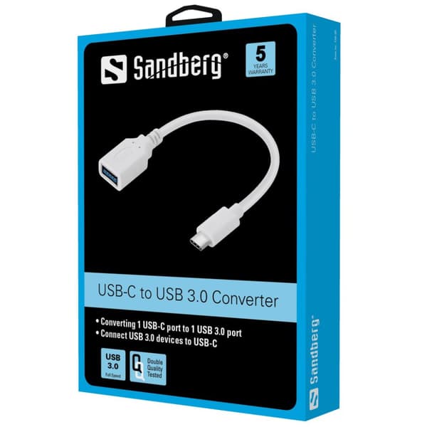 Sandberg USB-C till USB 3.0-konverterare 136-05
