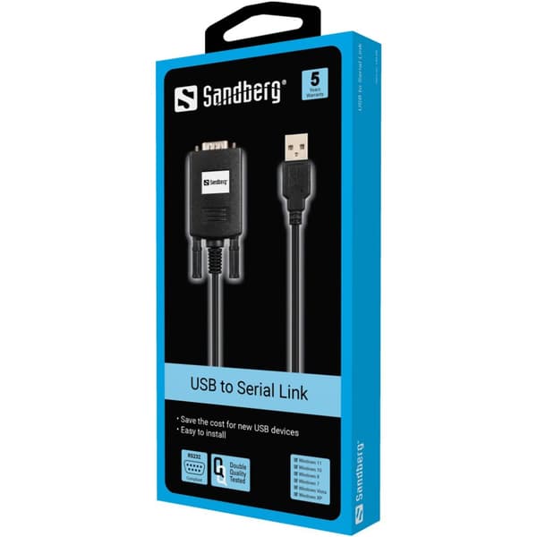 Sandberg USB - Seriell länkkabel (9-polig) 133-08