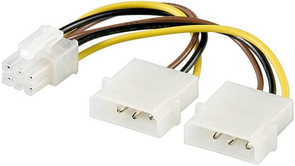 MicroConnect 4-nastainen - 6-nastainen PCI Express