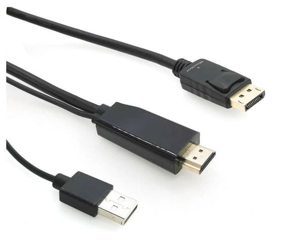 MicroConnect HDMI DisplayPort-konverterare 3m