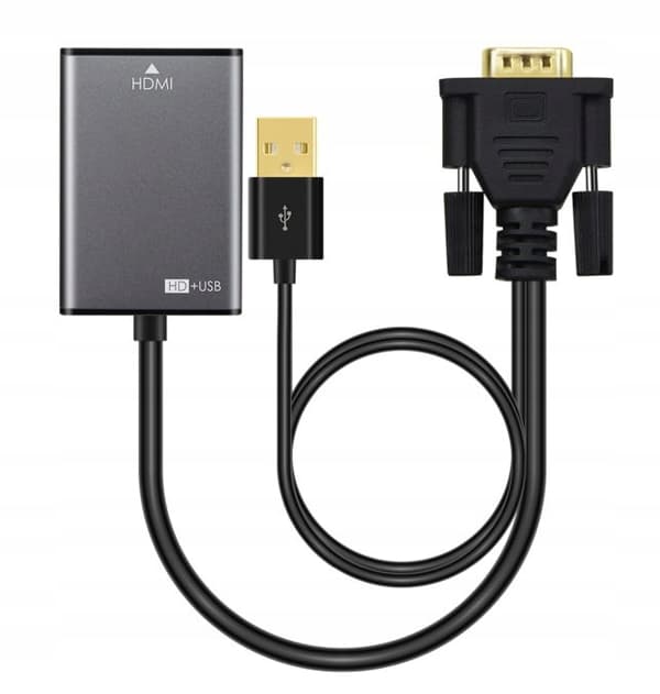 MicroConnect-adapter VGA 15-bens HDMI MF