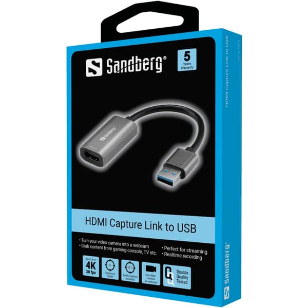Sandberg HDMI Capture Link USB-C-adapter