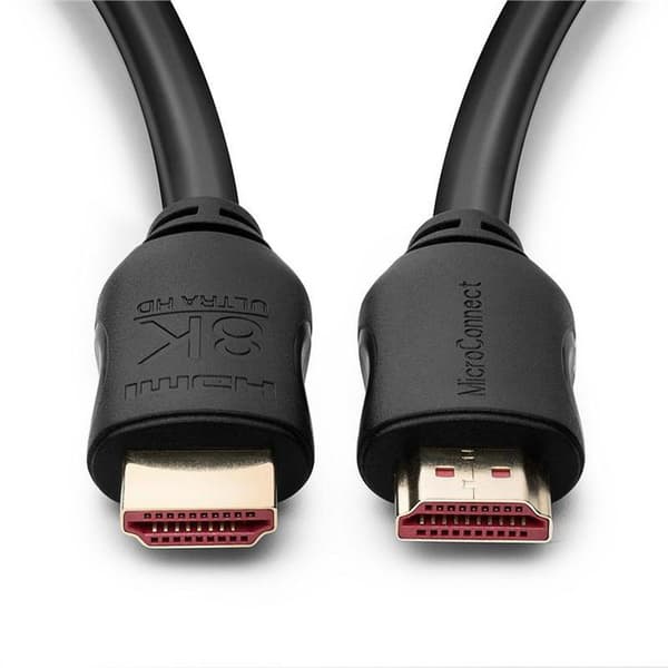 MicroConnect HDMI 2.1 8K 120Hz 48Gb/s Svart 1,5m