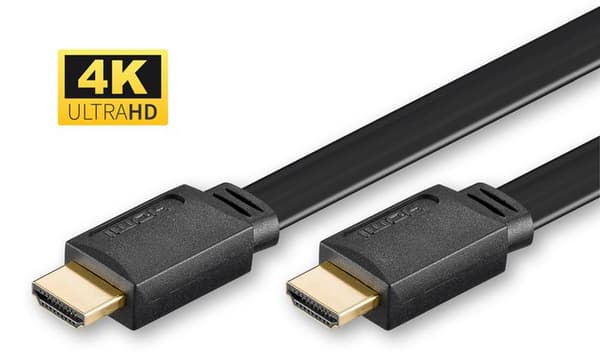 MicroConnect HDMI 1.4 fladt kabel 5m, HDM19195V1.4FLAD