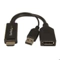 Miniatyrbild 1 av 2: STARTECH.COM 4K HDMI till DisplayPort-adapter - USB-driven