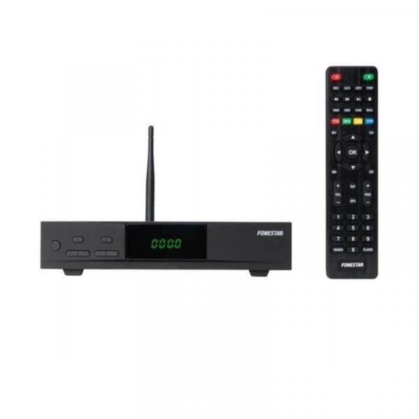FONESTAR RDS-585WHD Full HD satellitmottagare, WiFi, HDMI, USB, analog AV- och Ethernet-anslutningar, mediaspelare. NOTERA
