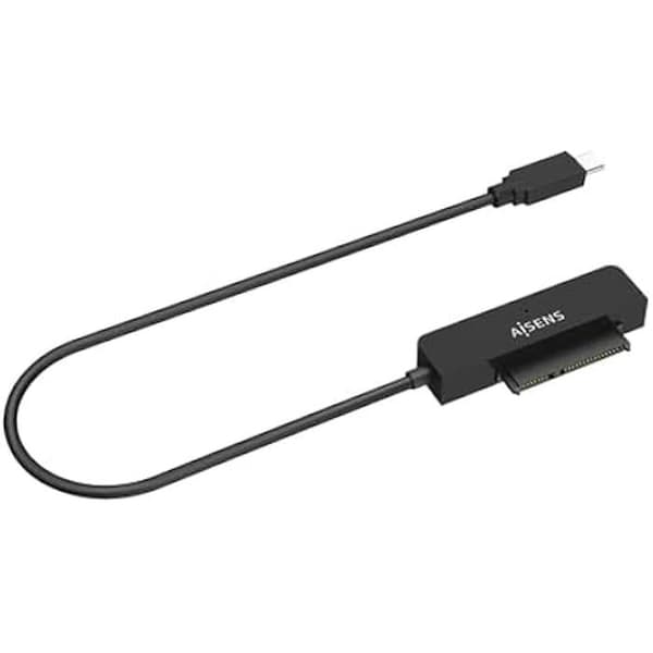 AISENS ASE-25C04B USB-C USB 3.0/Usb3.1 Gen1 SATA-adapter för 2,5" hårddiskar