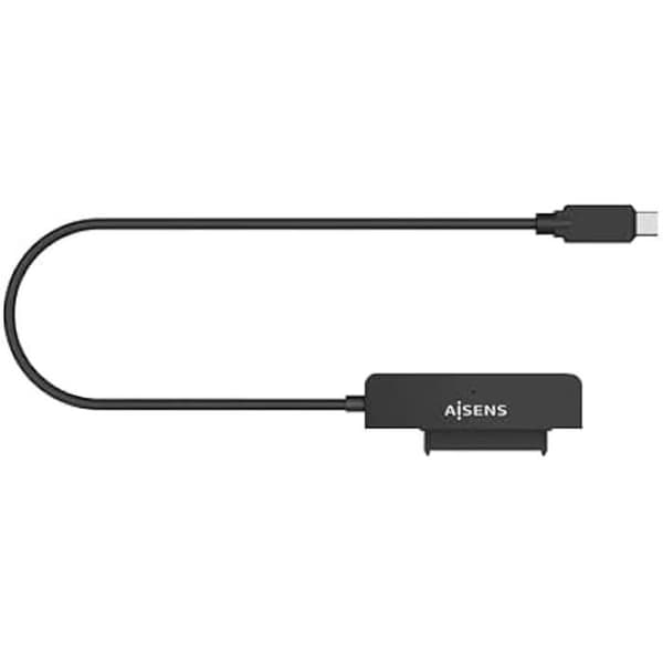 AISENS ASE-25C04B USB-C USB 3.0/Usb3.1 Gen1 SATA-adapter för 2,5" hårddiskar Svart