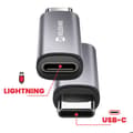 Miniatyrbild 4 av 5: USB-C Hane till Lightning Hona 3A Swissten Swissten Grå