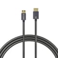 Pikkukuva 1 / 2: Mini HDMI - HDMI -kaapeli, 4K-resoluutio, 18Gbps siirtonopeus,1 metriä 10 kpl, harmaa