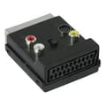 Miniatyrbild 2 av 2: Adaptator scart - VALUELINE - VLVP31903B - Växlad - Svart - RCA och S-Vidéofemell