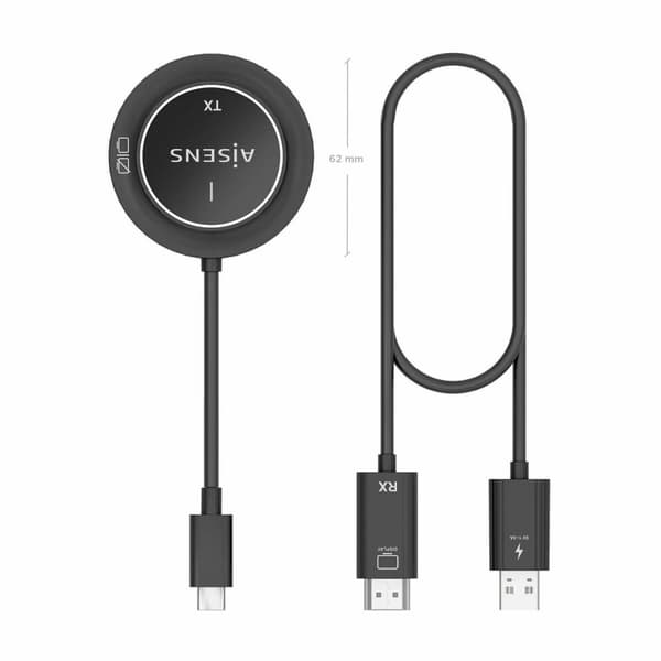 HDMI-kaapeli Aisens ASWL-H2KC30M003-BK Musta