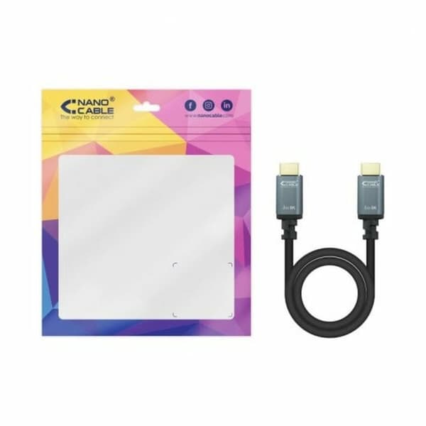 Kabel HDMI NANOCABLE 10.15.8010 10 m Svart