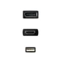 Miniatyrbild 2 av 2: Kabel DisplayPort till HDMI NANOCABLE 10.16.0205 Svart 20 cm 4K Ultra HD