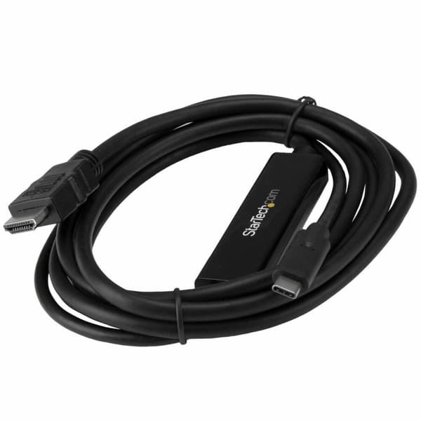 USB-C till HDMI Kabel Startech CDP2HDMM2MB Svart 2 m 4K Ultra HD