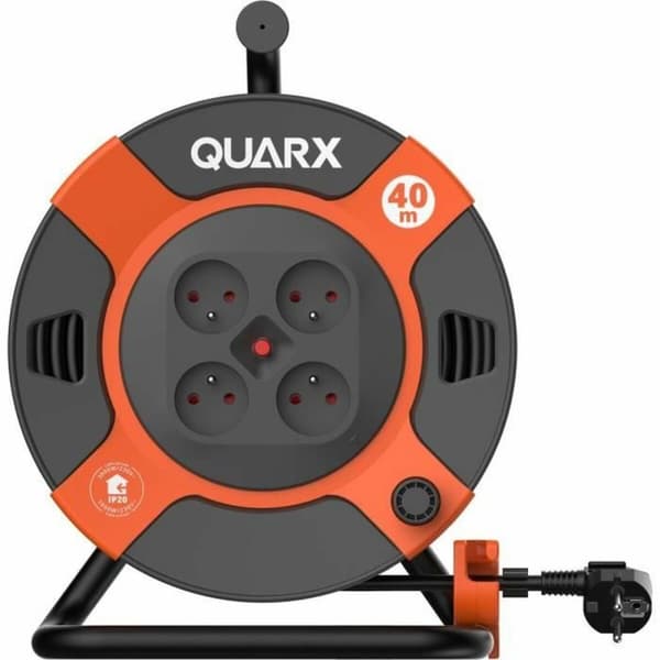 Förlängningssladd QUARX H07RN-F Svart 40 m
