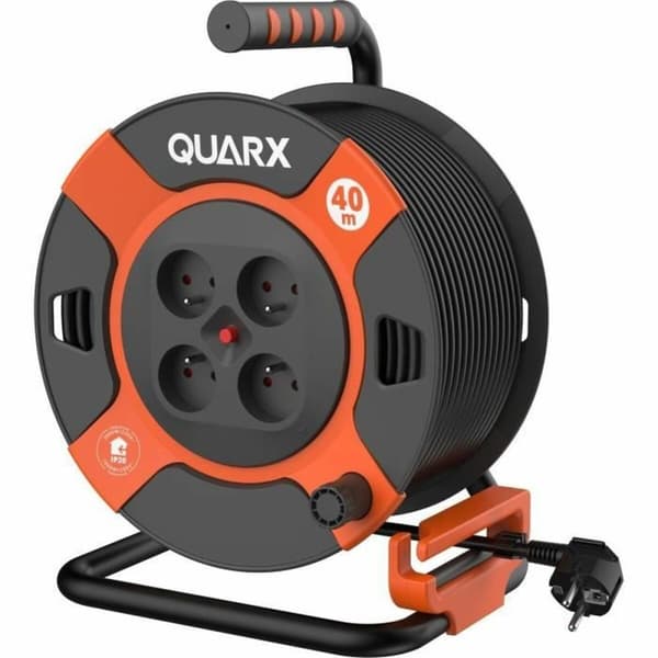 Förlängningssladd QUARX H07RN-F Svart 40 m