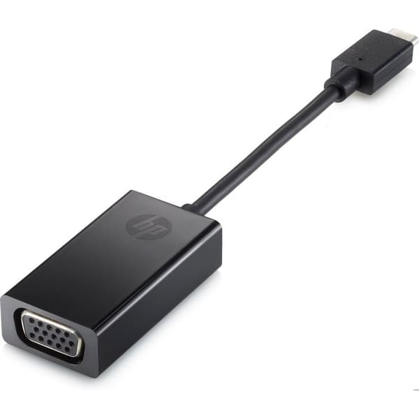 HP USB-C till VGA-adapter Svart