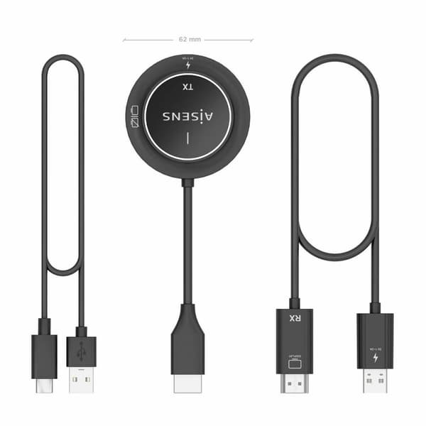 HDMI-kaapeli Aisens ASWL-H2K30M002-BK Musta