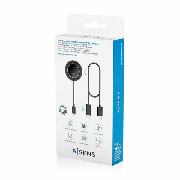 HDMI-kaapeli Aisens ASWL-H2KC30M004-BK Musta