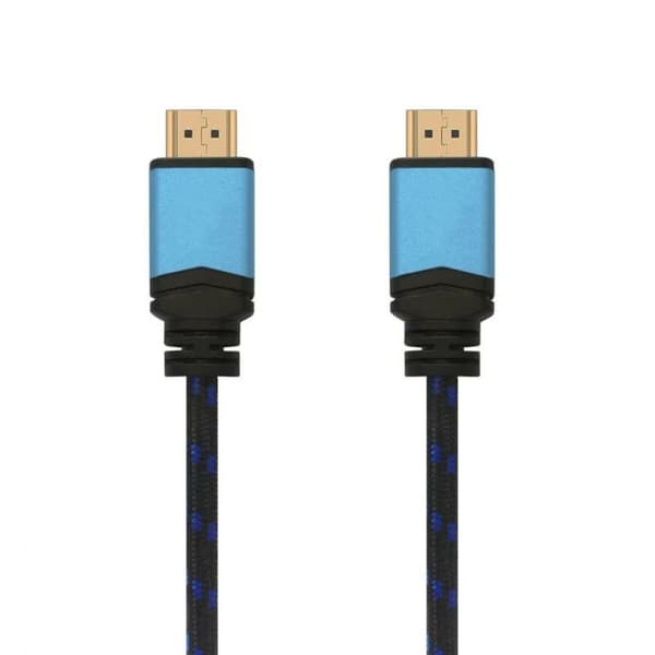 Kabel HDMI Aisens A120-0359 5 m Svart/Blå 4K Ultra HD