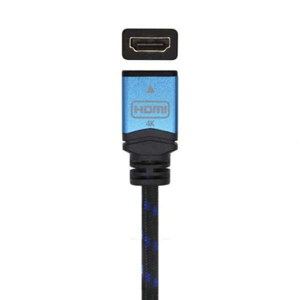 Kabel HDMI Aisens A120-0452 Svart Svart/Blå 1 m