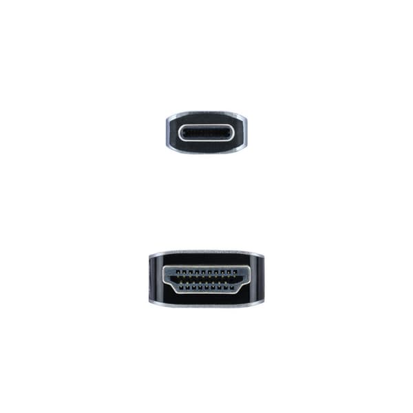 USB-C till HDMI Kabel NANOCABLE 10.15.5102 1,8 m Svart