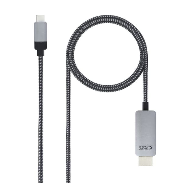 USB-C till HDMI Kabel NANOCABLE 10.15.5102 1,8 m Svart