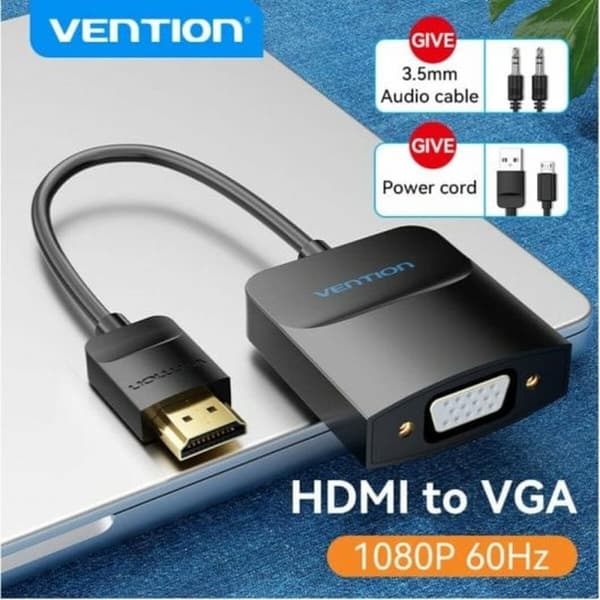 Adapter HDMI till VGA Vention 42154 Svart 15 cm