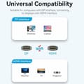 Miniatyrbild 3 av 4: Kabel DisplayPort till HDMI Vention HFOBJ 5 m