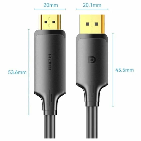 Kabel DisplayPort till HDMI Vention HFOBJ 5 m