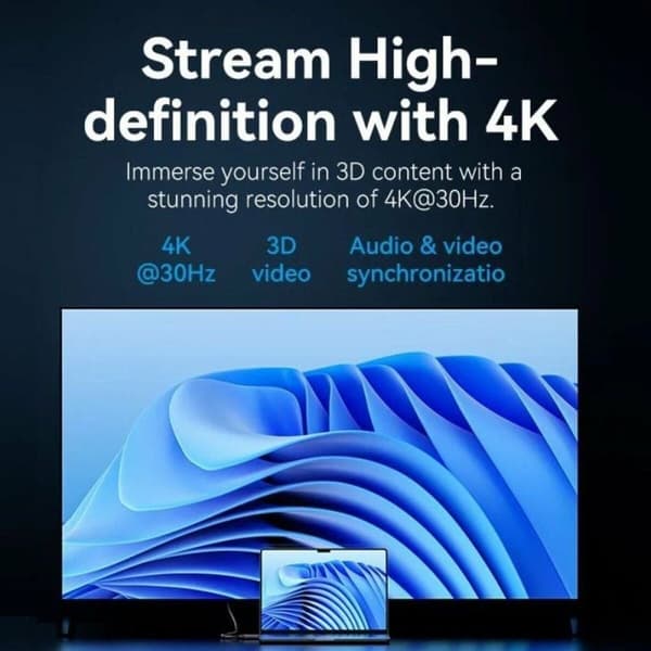 Kabel DisplayPort till HDMI Vention HFOBJ 5 m