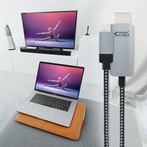 USB-C till HDMI Kabel NANOCABLE 10.15.5103 3 m Svart