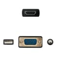 Miniatyrbild 3 av 4: HDMI till VGA med Audio Adapter NANOCABLE 10.15.4350 1,8 m Svart