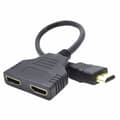 Miniatyrbild 2 av 4: Adapter HDMI till Dubbel HDMI GEMBIRD DSP-2PH4-04 Svart