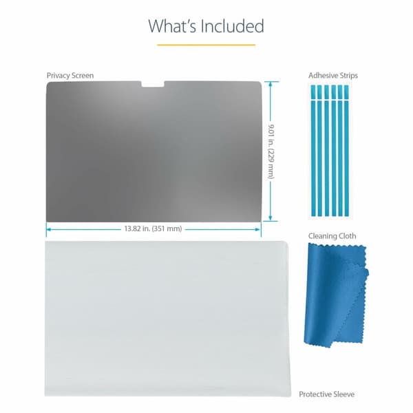 HDMI-kaapeli Startech 14LT6-PRIVACY-SCREEN Musta