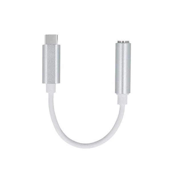 USB-C Hane till 3.5mm Hon Partel Silver