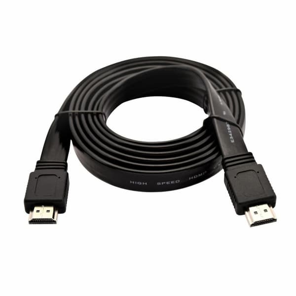 Kabel HDMI V7 V7HDMI4FL-02M-BK-1E Svart